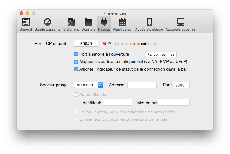 Manual incoming tcp port utorrent mac os